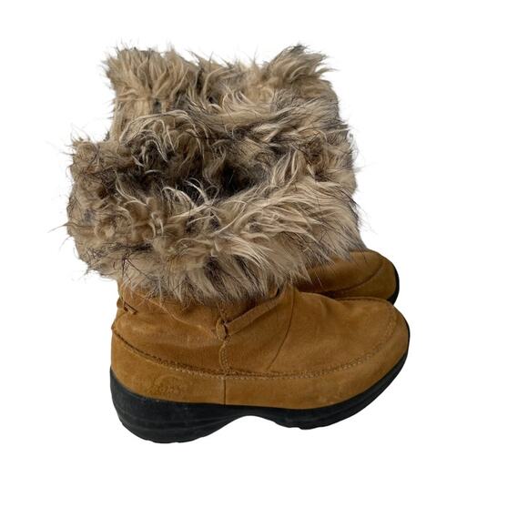 Sorel Northern Lite Tall Snow Boot Waterproof Suede Faux Fur Brown 8 EUC - Picture 5 of 12